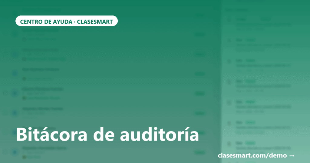 OG card: Bitácora de auditoría
