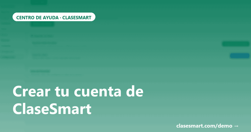 OG card: Crear tu cuenta de ClaseSmart