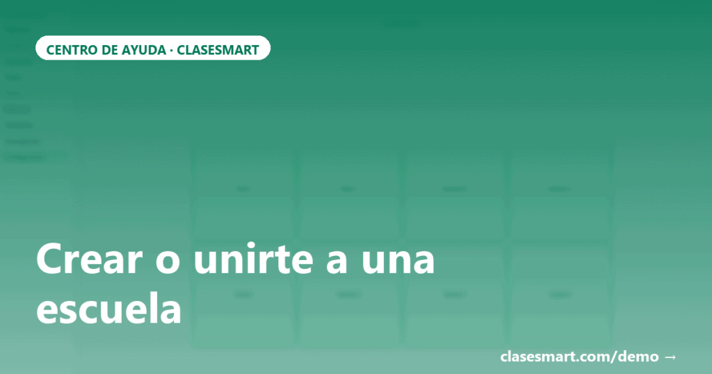 OG card: Crear o unirte a una escuela