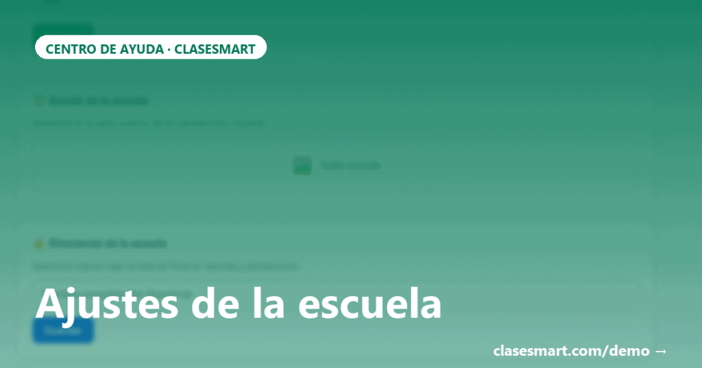 OG card: Ajustes de la escuela
